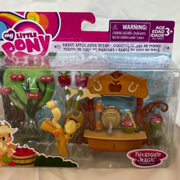 AppleJack and Sweet Apple Juice Stand My Little Pony Friendship is Magic Collect - Picture 2 of 6
